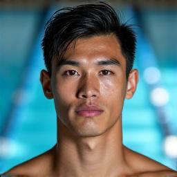 Athlete David Chen, Swimmer